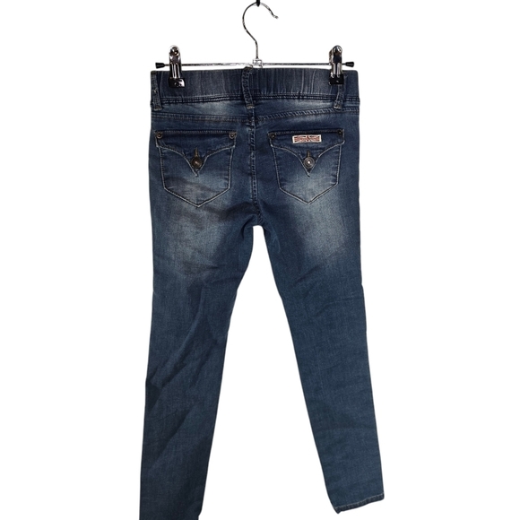 Hudson girls pull on button flap pocket jeans - Picture 1 of 7